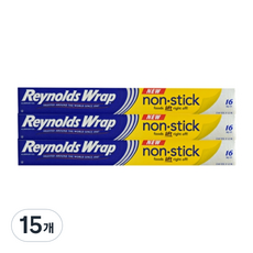 Reynolds 不沾黏不沾鋁箔紙, 15個