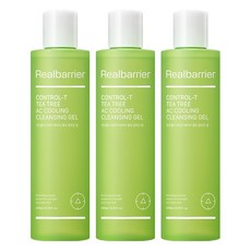 리얼베리어 컨트롤 T 티트리 AC 쿨링 클렌징 젤, 200ml, 3개