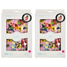 ABIS x NIKKIKIKY 成人平面醫用口罩 17.5 x 9.5cm, 10片, FloralGarden, 2盒