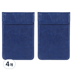 굄스 영수증 클립보드 8 x 12 cm, 블루, 4개