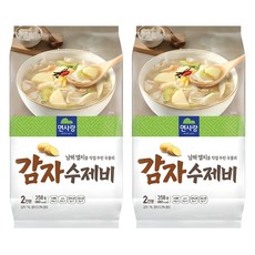면사랑 남해멸치 감자 수제비 2p, 358g, 2개