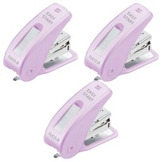 TUCO.B 輕鬆啟動訂書機, 莫蘭迪紫, 3個