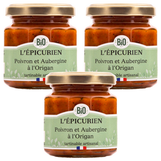 레피큐리앙 유기농 홍피망 가지 스프레드, 100g, 3개