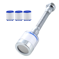 樂居家 廚房水龍頭過濾器 附濾心3個, 1組