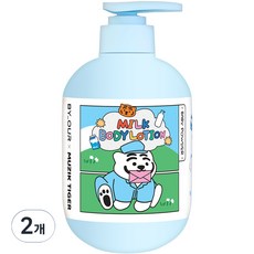 바이아우어 무직타이거 밀크 퍼퓸 보습 바디로션 베이비파우더향, 500ml, 2개