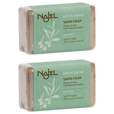 NJAEL 敘利亞山羊奶阿勒坡皂, 100g, 2個