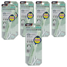 SDI 手牌 磁吸式省力筆型剪 不沾膠 0918C 143mm, 煙燻綠, 6支