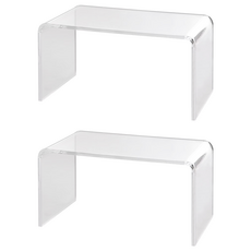 SHIMOYAMA 亞克力系列U形分隔架 一般款 21.2 x 10.5 x 10.1cm, 透明, 2個