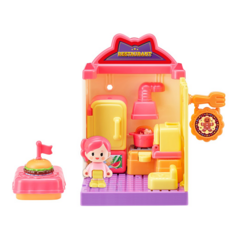 YOUNG TOYS 小荳娃娃 人偶組 廚房組, Multicolor, 1組