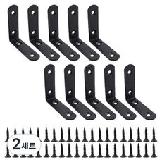 OON不鏽鋼中型圓彎鉤 B型 65mm 10入+螺絲釘 40入組, 2套