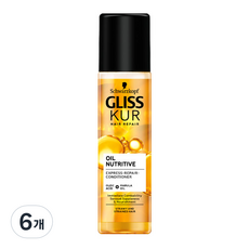 슈바츠코프 글리스커 오일 뉴트리티브 워터 컨디셔너, 6개, 200ml