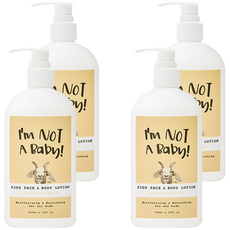 I'm NOT A Baby 孩童臉部&身體乳液, 300ml, 4瓶
