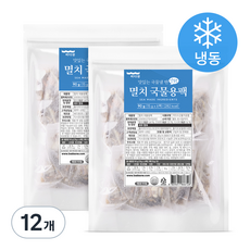 바다원 간편 국물용팩 멸치, 15g, 6개입, 12개