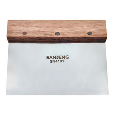 SaNNeNg 三能 不銹鋼切麵刀, 木色 + 不鏽鋼色, 1個