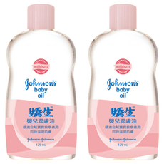 Johnson's 嬌生 嬰兒潤膚油, 125ml, 2瓶