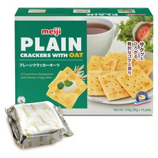 meiji 明治 原味燕麥餅乾, 1個, 416g