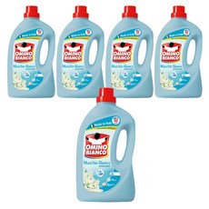 오미노비앙코 무스키오비앙코 일반드럼겸용 액상세제 화이트머스크향, 2L, 5개