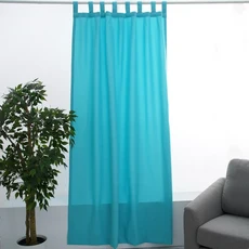 Casa Bella 美麗家居 防曬透光美式簡約功能型窗簾, 礦藍色