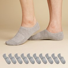 Sockpiens 男士防滑落覆蓋式隱形襪10雙