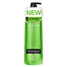 Neutrogena 露得清 rainbath沐浴乳 洋梨綠茶香, 1瓶, 473ml