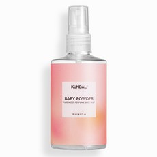 KUNDAL 昆黛爾 純淨香氛身體噴霧 嬰兒爽身粉香, 128ml, 1瓶