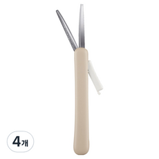 고쿠요 삭사 포쉐 휴대용 가위, 4개, 페일브라운