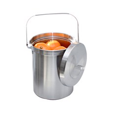 STF 不鏽鋼廚餘桶 3L, 單色