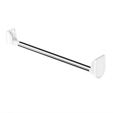 索樂生活 伸縮曬衣桿 管徑32mm, 銀色