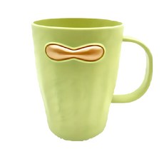 漱口杯 可愛造型 460ml容量 耐熱PP材質 浴室用品, C3530, 1個