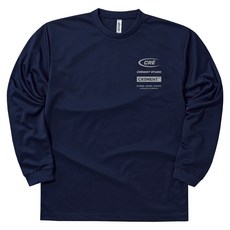 CR3MENT 男女通用運動經典涼感快乾長袖T恤 CRE1999ATLR, 海軍藍