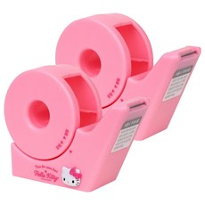 buyhearts HELLO KITTY Airfix 膠帶台, 2個, 深粉色