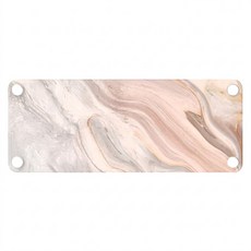 硅藻土洗漱墊, 粉色大理石紋, 1個