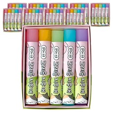 ii GEN 一正 Sundeoki Crew 蠟筆橡皮擦 5種套組, 9個, 粉紅色