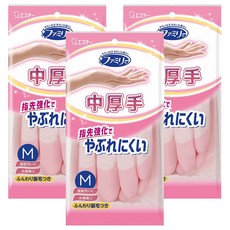 ST 雞仔牌 指尖強化手套 絨裡 中厚型, M, 粉色, 3包