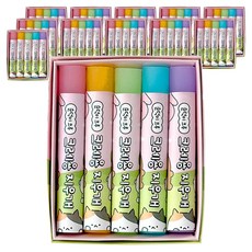 ii GEN 一正 Sundeoki Crew 蠟筆橡皮擦 5種套組, 12個, 粉紅色