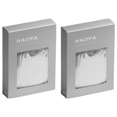 HAOFA 氣密型N95立體醫療口罩, 2組, 淺灰色, 10入