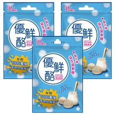 Pinky 優鮮酪益生菌軟糖 量販包 原味, 3個, 52.5g