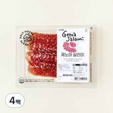 소금집 제노아 살라미, 45g, 4팩