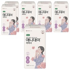 디펜드 애니데이 요실금 팬티라이너, 롱, 40개입, 6개