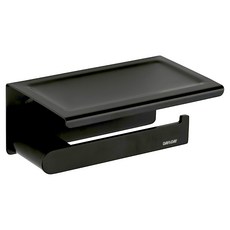 DAY&DAY 日日家居 304不鏽鋼捲筒衛生紙架 C0089BK 187 x 118 x 80mm, 霧黑色, 1個