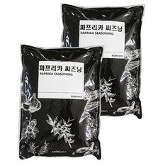 美味的市場辣椒粉調味香料, 1kg, 2個