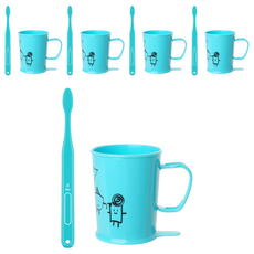 WEDENT 威登 兒童漱口杯A套組 天空藍 3~5歲, 5套