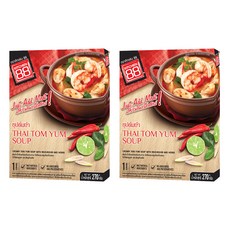 KITCHEN 88 泰式酸辣海鮮湯即食調理包 僅需加入肉類, 270g, 2盒