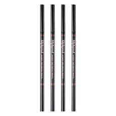 Lilybyred 輕薄自然纖細眉筆 SKINNY MEIS 1.5mm, 03深棕色, 4支