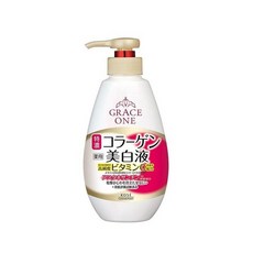 KOSE 高絲 GRACE ONE 極上活妍緊緻淨斑美容液 保養四合一 美白 水嫩透亮肌膚 高延展性 好推不黏膩, 230ml, 1瓶