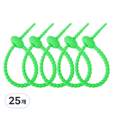 環形束線帶 150mm, 蘋果綠, 25個
