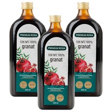 프리미엄로사 석류 원액, 500ml, 3개