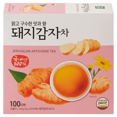 Danongwon 菊芋茶茶包, 1g, 100包, 1盒
