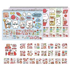 YOUNGART Sketchbook 5p + 25 張中性貼紙套組, 8開, 1組