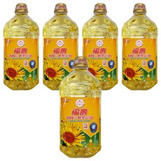 福壽實業 100%純葵花油, 2L, 5瓶